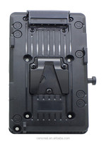 Plaque de batterie V-Mount de haute qualité, fournie par l'usine, plaque convertie 14,8 V pour caméscope et éclairages vidéo, certifiée CE