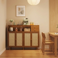 Buffet de cuisine en bois avec rangement, design moderne et minimaliste, multifonctionnel pour la maison, salon et salle à manger