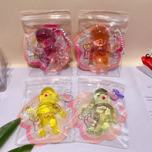 Nuevo Llavero de Cristal con Figura de Muñeca Negra, Juguete Antiestrés para Niños - Product Image 6
