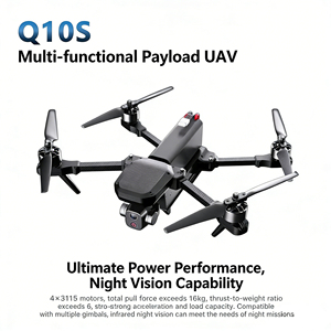 New Q10S 10 Inch Large Carbon Fiber drone Accessories 4k Thermal <b>Camera</b> 3KG Payload 15KM Range 40Min long range Dron Racing FPV - Product Image 2