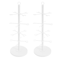 Minghou 4 Niveaux Cocktail Arbre Stand Verre À Vin Présentoir De Mariage Champagne Vin Bouteille Rack Titulaire