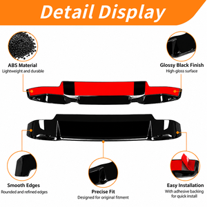 Spoiler Posteriore Nero Lucido per Land Rover Defender 90/110/130 2020-2026, in Plastica <span class=keywords><strong>ABS</strong></span> - Product Image 4