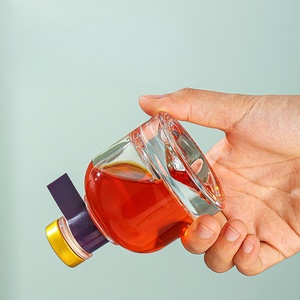100 ML Mini bouteilles en verre vides transparentes personnalisées de qualité alimentaire pour jus de boisson <span class=keywords><strong>alcool</strong></span> liqueur - Product Image 2