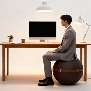 BALLE D'ENTRAÎNEMENT DE FITNESS Balle suisse antidérapante <span class=keywords><strong>Pilates</strong></span> Physiothérapie Balle d'équilibre Chaise Bureau Gym à domicile <span class=keywords><strong>Yoga</strong></span> - Product Image 2
