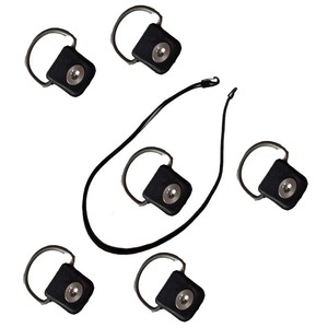 Kit d'accessoires pour kayak, équipement d'extérieur, corde élastique de 8 mm avec anneau en D, crochet en acier inoxydable, sangle de fixation pour utilisation en extérieur - Product Image 5
