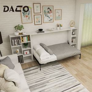 Cama plegable con mecanismo de diseño de pared, Kit de cama doble, Queen - Product Image 2
