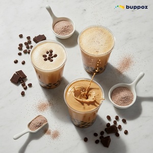 กาแฟสำเร็จรูปชนิดผง 1 กก. บรรจุถุง ฮาลาล HACCP สำหรับร้านชานมไข่มุก จำหน่ายส่ง ปรับแต่งรสชาติได้ - Product Image 6