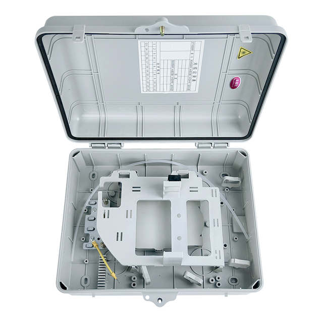Fast Shipping Fiber Optic Distribution Box 24 Way 16 Way With Adapter With Mini Plc Splitter Sc Upc Box Fiber Optic Splitter