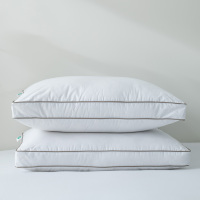 Oreiller synthétique à soufflets, lavable, ferme, en polyester, alternative au duvet, certifié BSCI et Oeko-Tex