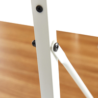 Bureau d'ordinateur moderne et économique en MDF pour la maison/le bureau Table PC simple avec étagère pour la chambre à coucher, le salon, l'école ou l'hôtel