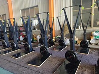Vente en gros Fitness Résistance à l'air Ski Ergomètre Entraîneur intérieur Ski Machine intérieur Cardio Machine Ski Machine