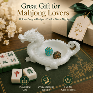 Vassoio per dadi a forma di drago stampato in 3D, vassoio per dadi mahjong a forma di drago, accessori decorativi per giochi da tavolo - Product Image 4
