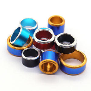 New Bounded aluminium <span class=keywords><strong>Bird</strong></span> <span class=keywords><strong>Leg</strong></span> <span class=keywords><strong>Bands</strong></span> Straight 4-9 MM anello in metallo spesso personalizzato per piccioni di pollo pappagalli fascia per piedi in alluminio - Product Image 3