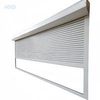 Fenêtres à rideaux en aluminium modernes sur mesure haut de gamme pour supermarchés résidentiels, étanches, pare-soleil et sécurisées
