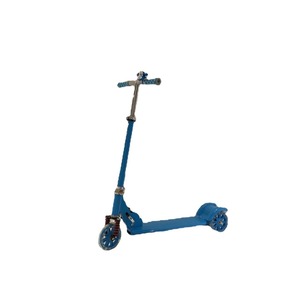 Patinete para niños con ruedas LED, altura ajustable, para niños de 3 años en adelante, color azul - Product Image 5