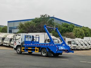 Dongfeng รถเทรลเลอร์ข้ามถังทนทาน4*2 6CBM สำหรับไซต์ก่อสร้างรถบรรทุกข้ามขนาดกะทัดรัดเพื่อความสะดวกในการเก็บขยะ - Product Image 6