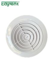 Diffuseur rond en plastique réglable, type disque, pour plafond, pour conduits de climatisation centralisée
