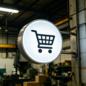 Customized LED signboard <b>light</b> boxes with double-sided 3D acrylic lightbox display <b>panels</b>, suitable for restaurant, cafe, and sh - Product Image 1
