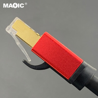 OEM Cat8 Kabel Ethernet Cat 8 LAN, Kabel Jaringan 40Gbps 2000Mhz dengan Konektor Berlapis Emas Tahan Cuaca S/FTP