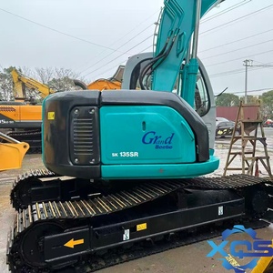 รถขุดตีนตะขาบ Kobelco Sk135SR มือสอง น้ำหนัก 13.5 ตัน เครื่องยนต์ Isuzu ระบบไฮดรอลิก PLC เกียร์ปั๊มไฮดรอลิก รุ่นปี 2021 - Product Image 2