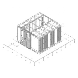 Giá Đỡ Máy Chủ Kết Nối Sàn Nâng Tĩnh Điện, Sử Dụng Trung Tâm Dữ Liệu - Product Image 1