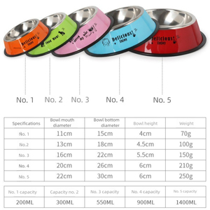 Tazones de Acero Inoxidable para Comida y Agua para Mascotas, Ecológicos, Duraderos, Impermeables, Modernos, Antideslizantes, Fáciles de Limpiar, para Perros y Gatos, para Viajes - Product Image 6