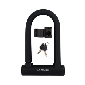 ตัวล็อคกุญแจจักรยาน zoyosports ซิลิโคนรูปตัวยูทำจากเหล็กปลอดภัย - Product Image 4