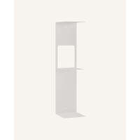 Étagère murale verticale en métal Finn, acier thermolaqué mat, style industriel moderne, pour salon ou bureau, fixation murale