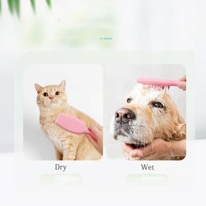 Silicone Long Handle <b>Bath</b> Massage <b>Pet</b> Comb <b>Cleaning</b> <b>Pet</b> Supplies for Dogs and Cats - Product Image 3