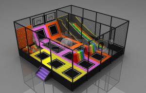 Hot bán đầy màu sắc nhảy <span class=keywords><strong>Mat</strong></span> bọt Pit Inflatable vui chơi giải trí tập thể dục <span class=keywords><strong>Trampoline</strong></span> trong nhà tập thể dục <span class=keywords><strong>Trampoline</strong></span> công viên để bán - Product Image 4