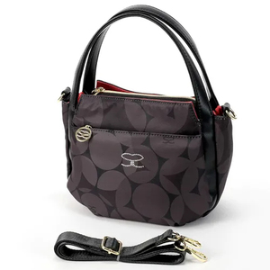 Patterned Hand-Held Shoulder Bag Detachable Chain Strap Durable Foldable Polyester Fiber + Synthetic Leather Handbag Zipper 3L+ - Product Image 2