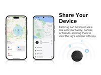 MiLi LiTag Duo, Etiqueta Inteligente de Doble Sistema, Funciona con Find My de Google, Rastreo GPS para Dispositivos, Resistente al Agua IPX65