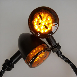 Luces para Motocicleta, Luces Intermitentes Retro de Metal, Intermitentes con Diseño de Calavera - Product Image 3