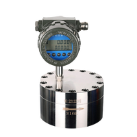 High Precision ±0.5% SUS316L Small Diameter Threaded Flow Meter for Oil and Chemical Micro Gear Flowmeter