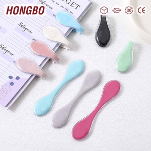 Hongbo Meilleure vente 14 couleurs prêt-à-expédier en cuir lisse signet magnétique comme cadeau de Kit de papeterie pour l'organisation - Product Image 1