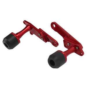 ตัวเลื่อนเฟรมรถจักรยานยนต์อลูมิเนียมอัลลอยด์สีแดงป้องกันสนิมสำหรับ <span class=keywords><strong>CBR500R</strong></span> CB500X <span class=keywords><strong>2019</strong></span>+ - Product Image 5