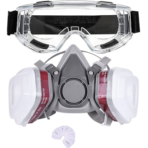 <span class=keywords><strong>2025</strong></span> cao lọc tái sử dụng Silicone Mặt nạ nửa bụi mặt đôi Mặt Nạ Lọc với hộp mực sơn Bìa - Product Image 2