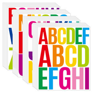 מדבקות מכתב קישוט חיצוני מדבקות צד קישוט 3 + 4 אינץ 'ויניל 4 אינץ' זיהוי ההודעה זיהוי הודעה - Product Image 1