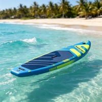 Planche à pagaie gonflable Waterever, nouveau design, en bois, pour le surf, en solde