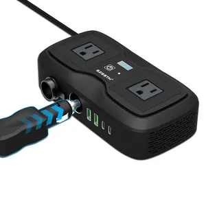 Universal Socket Battery Charger Type C Usb Plug Socket Modified Sine Wave Car Power Inverter