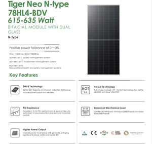 Jinko Tier 1 Módulo solar 615W 625W 635W Placa solar de alta calidad Mejor compañía Agente de China Cotizaciones de panel solar - Product Image 2