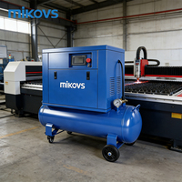 Compresseur d'air à vis miniature portable monophasé 220V, 100 litres, 150 litres, compresseur à économie d'énergie à inverseur VSD