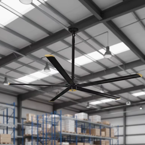 Ventilador de Techo Industrial de Gran Volumen y Baja Velocidad para Grandes Almacenes, Sistema de Control Climático y Circulación de Aire de Bajo Consumo - Product Image 1