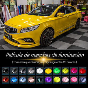 Venta caliente CARLA'S Lightning Metal para automóviles y motocicletas Vinilo Wrap Car Sticker lightning yellow - Product Image 2