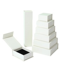 Boîte à bijoux élégante en velours violet biodégradable avec fermeture magnétique, insert en velours, pour collier, bague, rangement personnalisé de bijoux