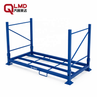 Chariot de stockage de pneus robuste à 3 niveaux personnalisé |   Support à pneus empilable en acier |   Solution d'entrepôt professionnelle