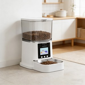 Distributeur automatique de nourriture pour animaux de compagnie personnalisé ODM, distributeur de nourriture pour animaux de compagnie contrôlé par application, bols et distributeurs de nourriture pour animaux de compagnie - Product Image 1