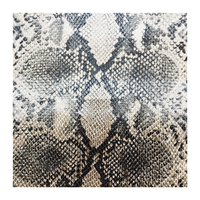 Tissu en daim imprimé, 90% Polyester, 10% Spandex, vente en gros, texture de peau de serpent sous-marine, combinaison pour vêtements