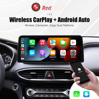 Penhui Hi-Fi 12,3 pulgadas DVD de coche para Hyundai Santafe 2017-2021 DSP reproductor Multimedia Android 10,0 CarPlay 2 Din