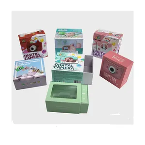 कस्टम दराज नालीदार खुदरा गुड़िया बॉक्स बच्चों के खिलौने पैकेजिंग पेपर बॉक्स टच विंडो के साथ